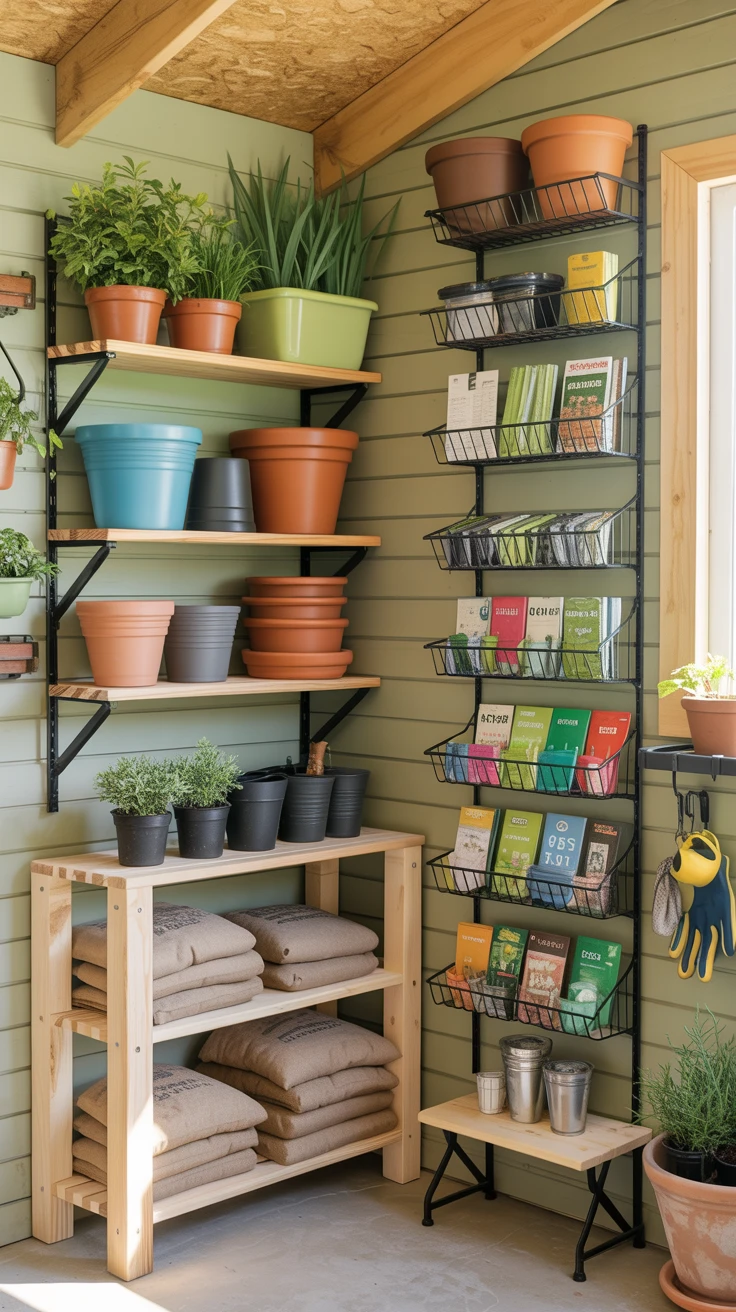 1. Utilize Vertical Space with Wall Shelves