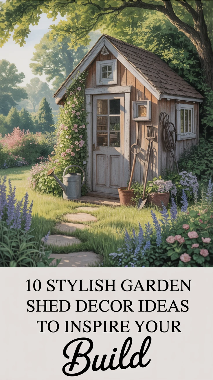 10 Stylish Garden Shed Decor Ideas to Inspire Your Build