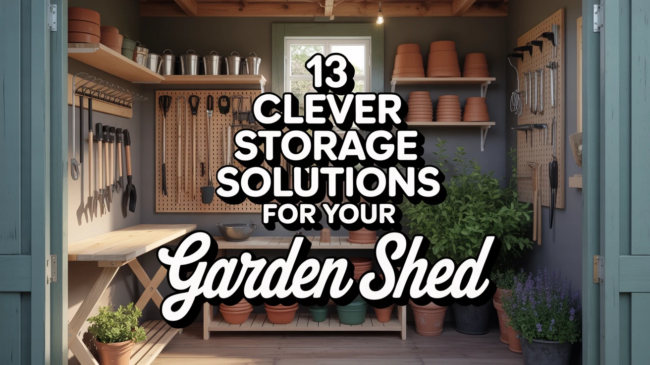 13 Clever Storage Solutions for Your Garden Shed