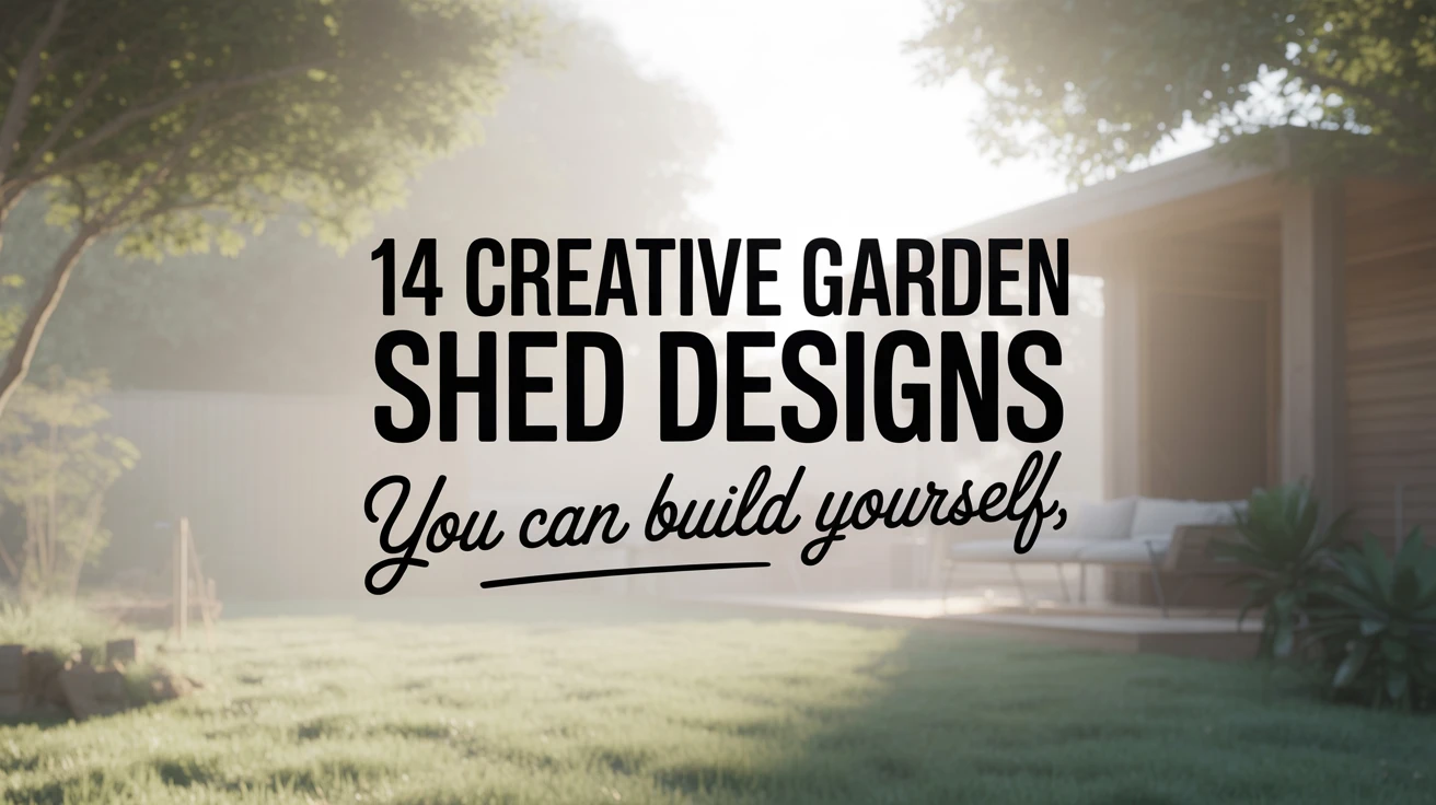 14 Creative Garden Shed Designs You Can Build Yourself
