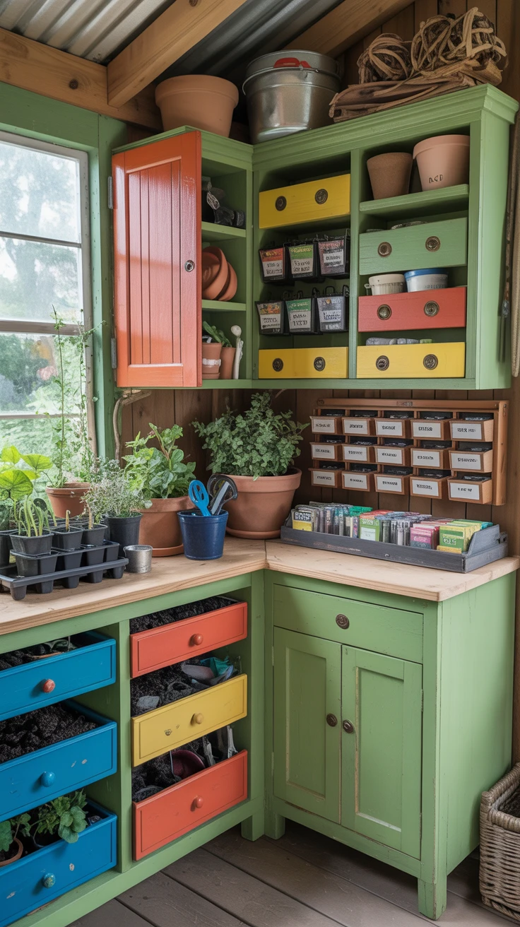 4. Repurpose Old Cabinets and Drawers