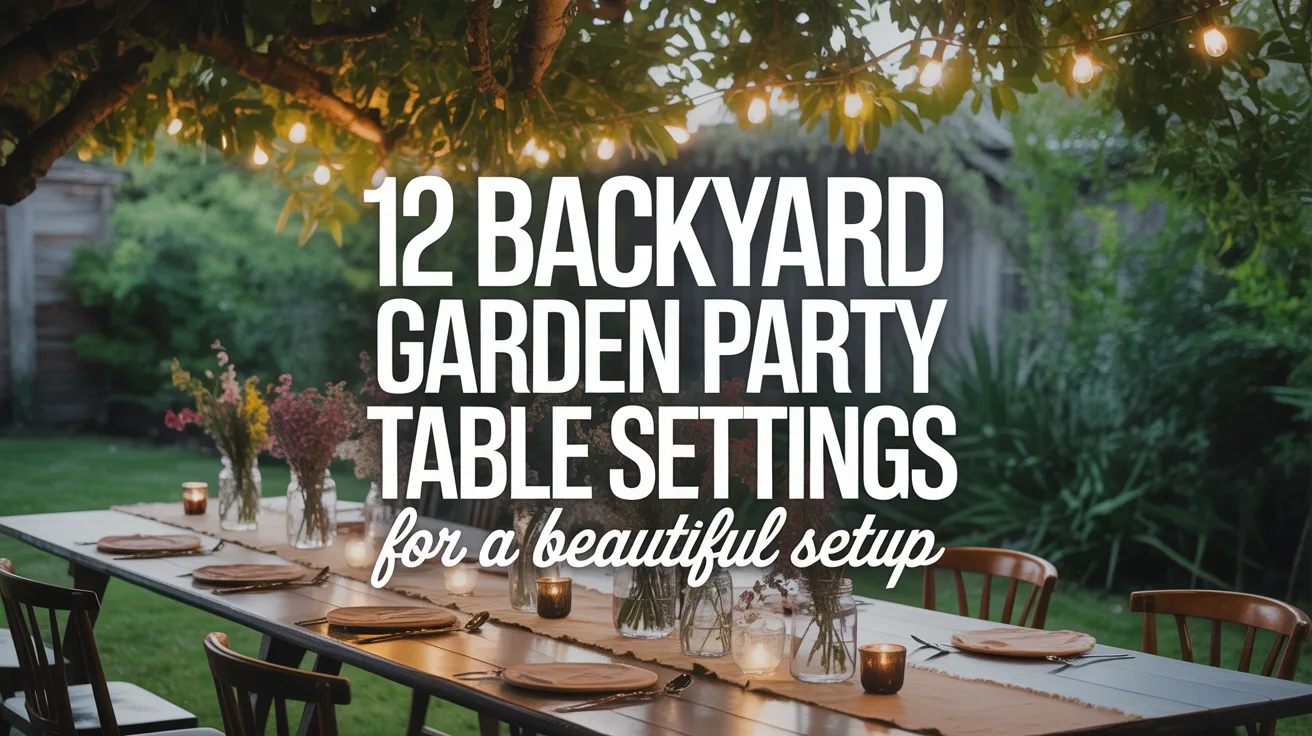 12 Backyard Garden Party Table Settings for a Beautiful Setup hero image