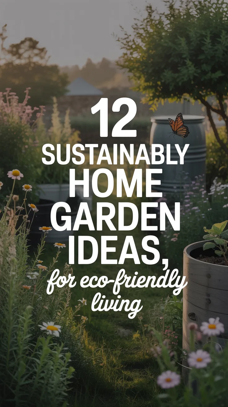 12 Sustainable Home Garden Ideas for Eco-Friendly Living