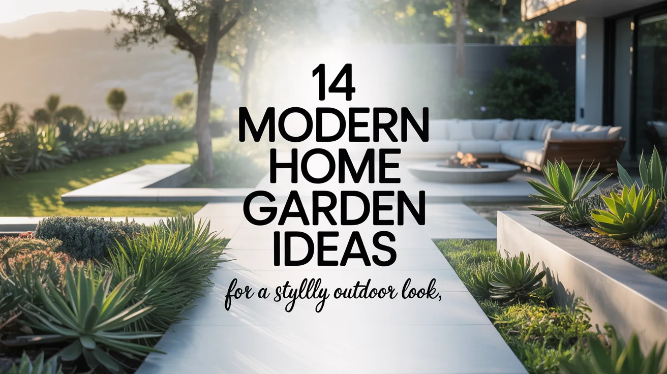 14 Modern Home Garden Ideas for a Stylish Outdoor Look hero image