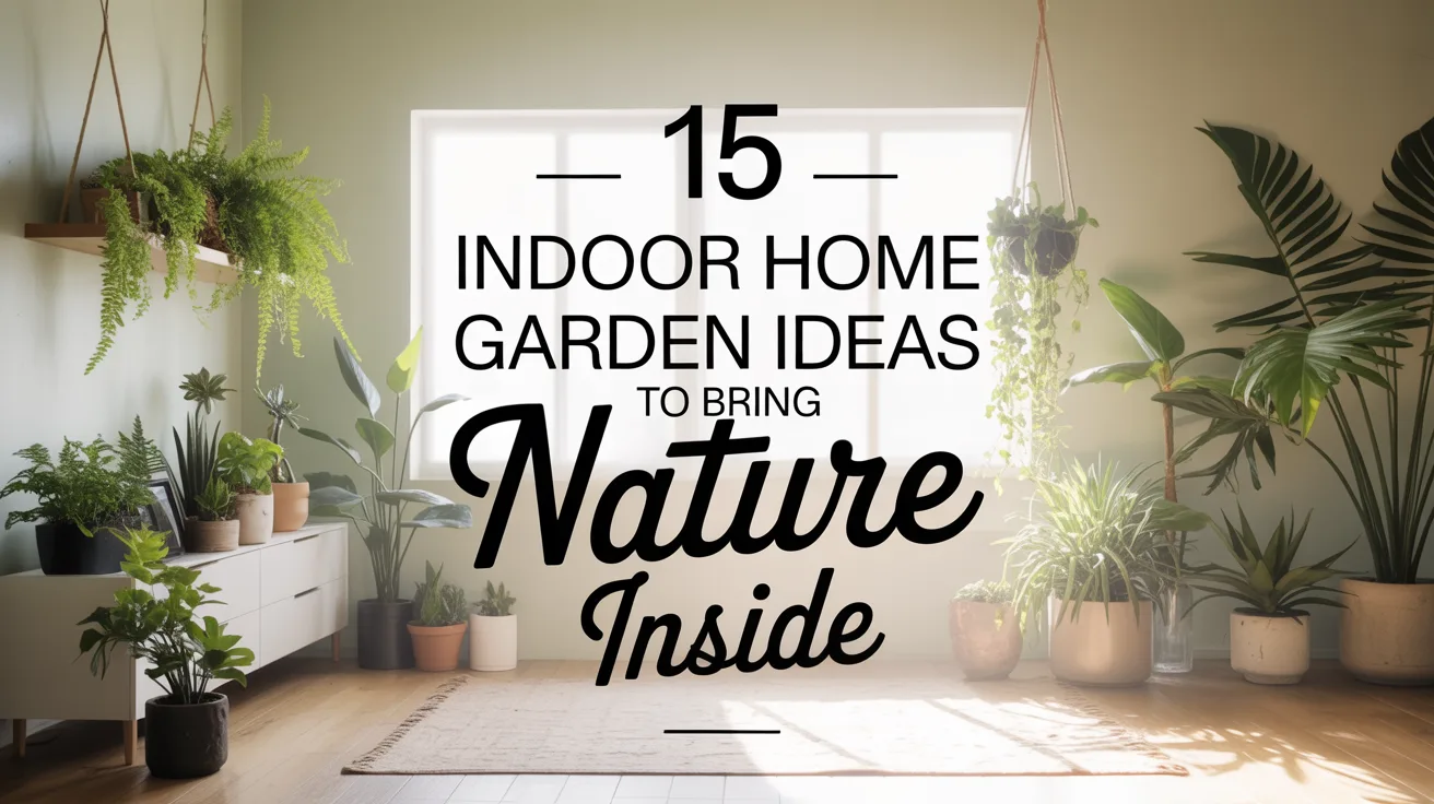 15 Indoor Home Garden Ideas to Bring Nature Inside hero image