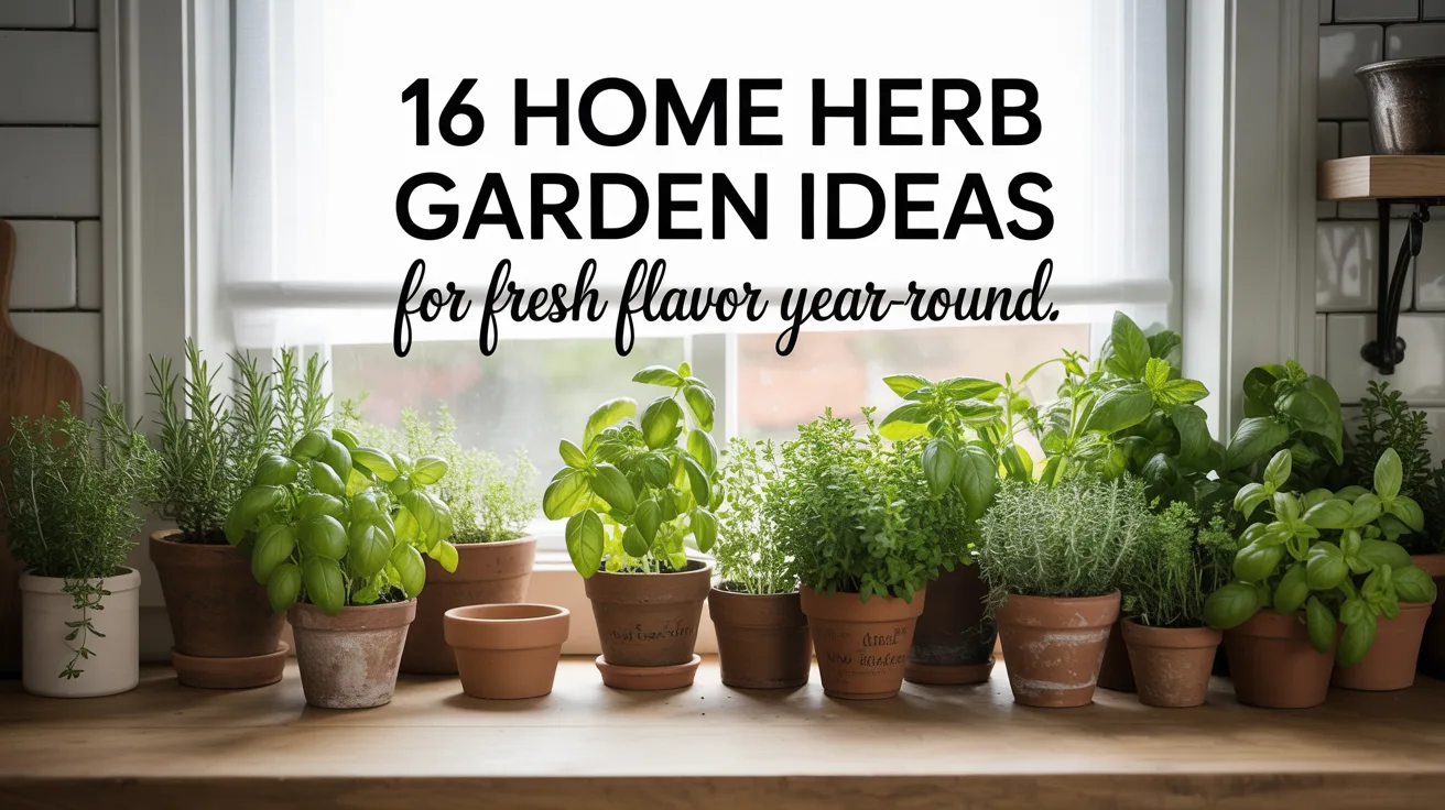 16 Home Herb Garden Ideas for Fresh Flavor Year-Round hero image