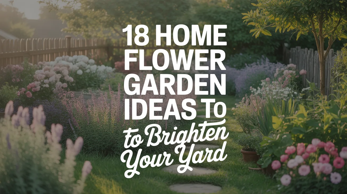 18 Home Flower Garden Ideas to Brighten Your Yard hero image