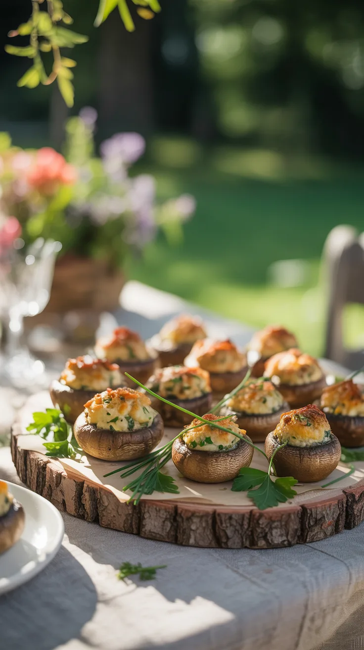 2. Stuffed Mushrooms