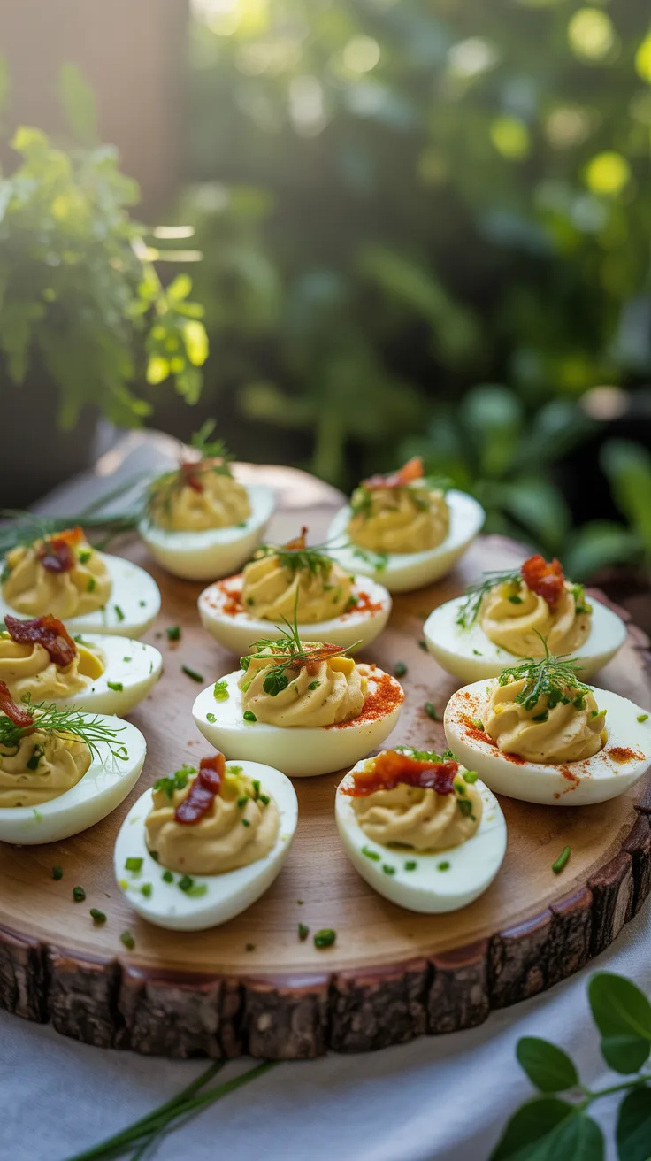 5. Deviled Eggs with Fresh Herbs
