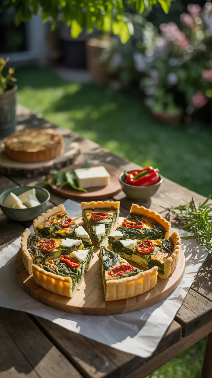 7. Mediterranean Quiche
