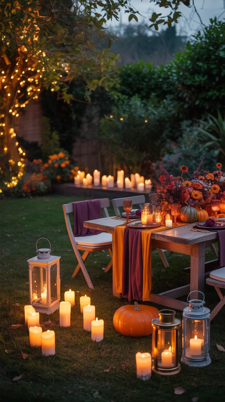 1. Create the Candlelit Garden Lighting