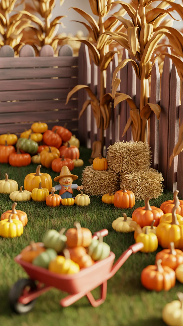 1. Miniature Pumpkin Patch Paradise