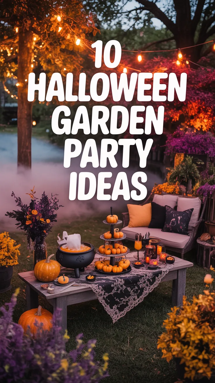 10 Halloween Garden Party Ideas for a Spooky Night Outside