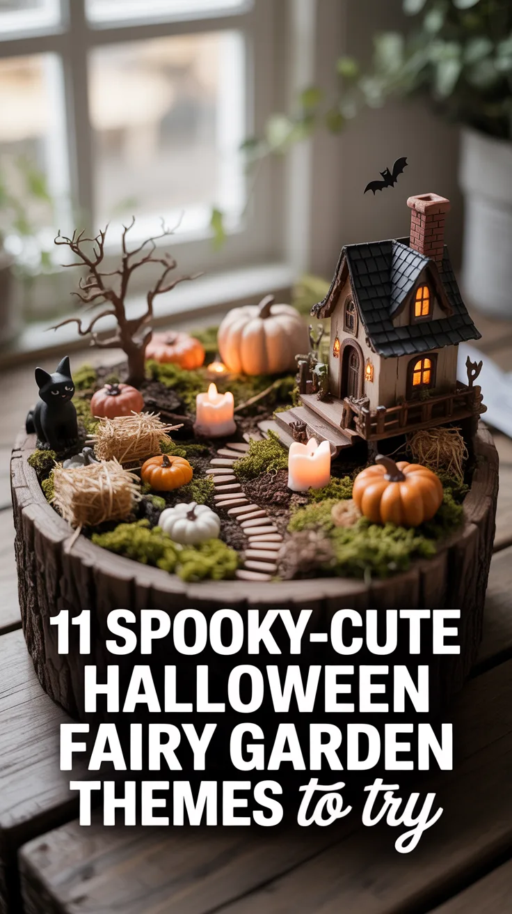 11 Spooky-Cute Halloween Fairy Garden Themes to Try