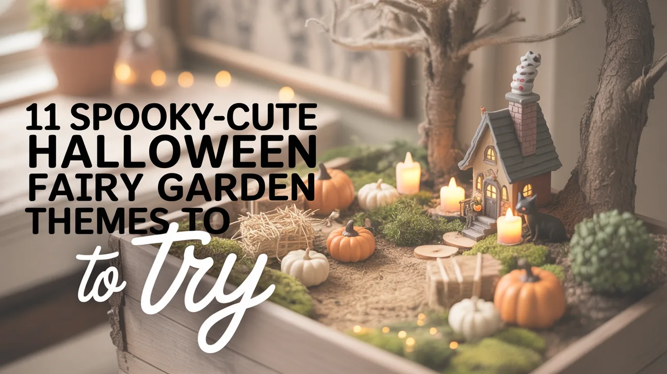 11 Spooky-Cute Halloween Fairy Garden Themes to Try hero image