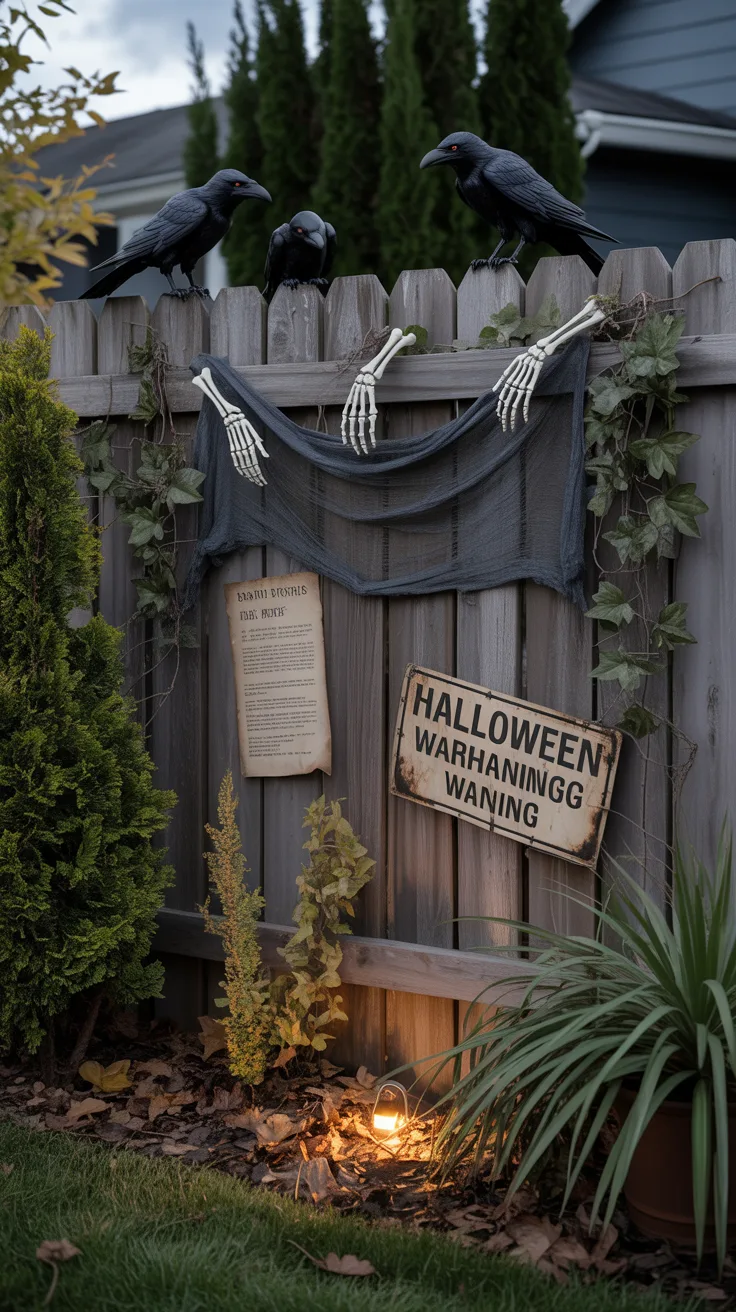 13. Design a Haunted Fence Display