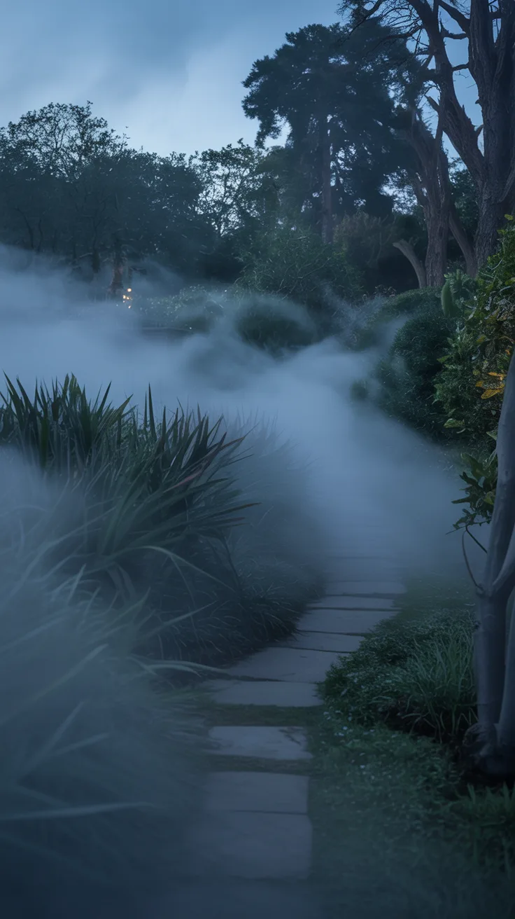 2. Fog-Shrouded Pathways and Walkways