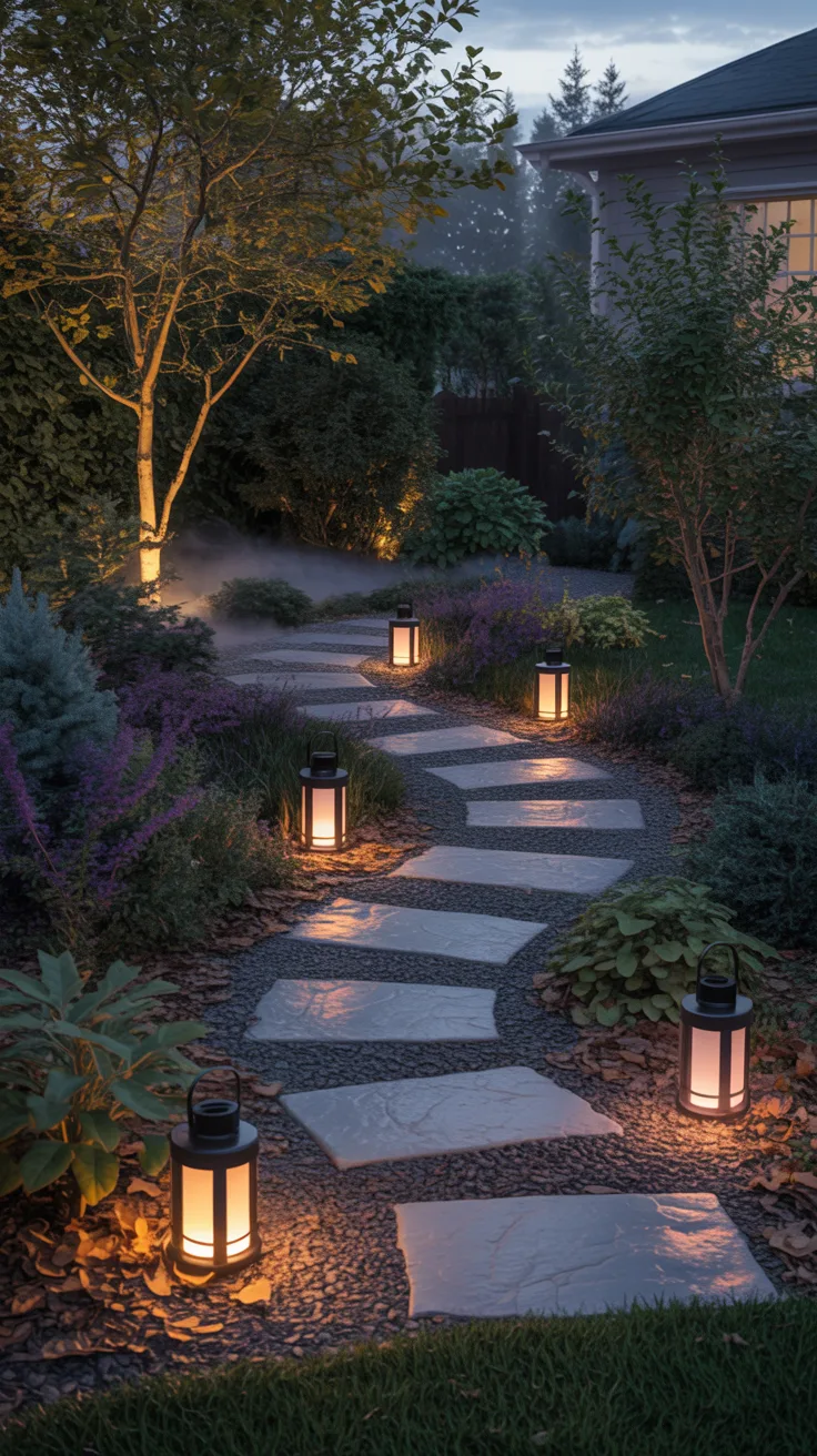 2. Install Eerie Pathway Lighting