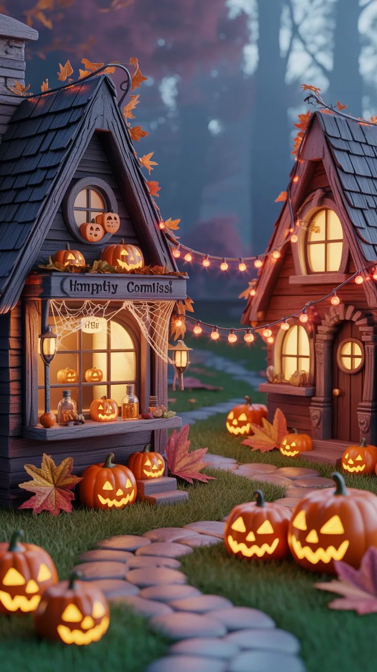 4. Spooky Fairy Village
