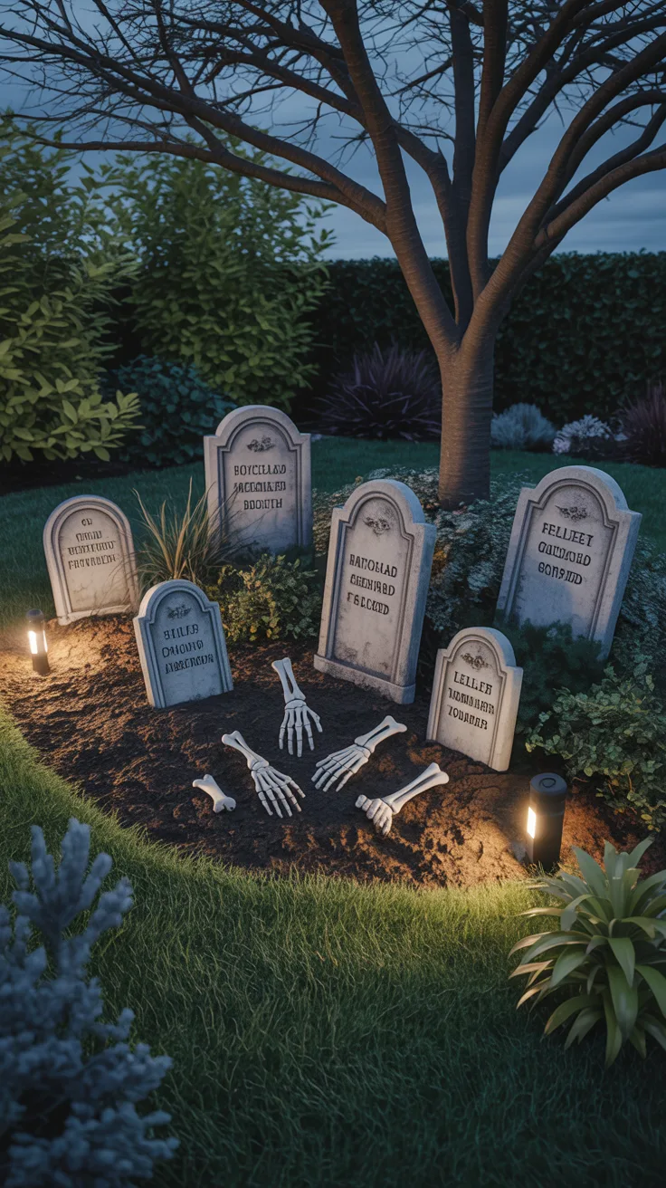 5. Construct a Graveyard Scene