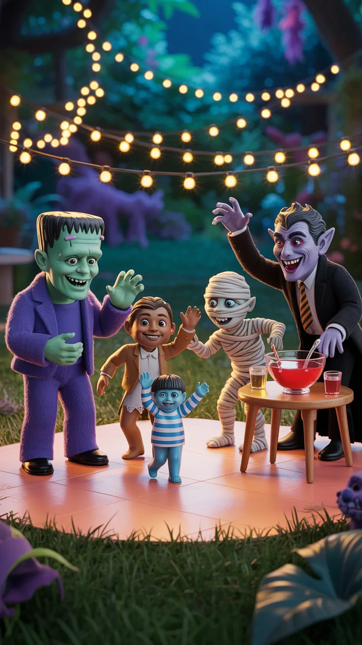 7. Monster Mash Party Scene