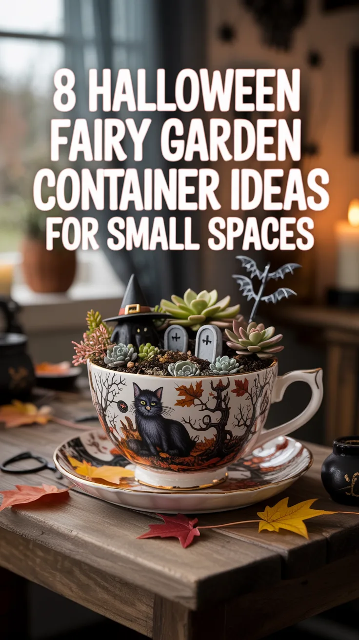 8 Halloween Fairy Garden Container Ideas for Small Spaces