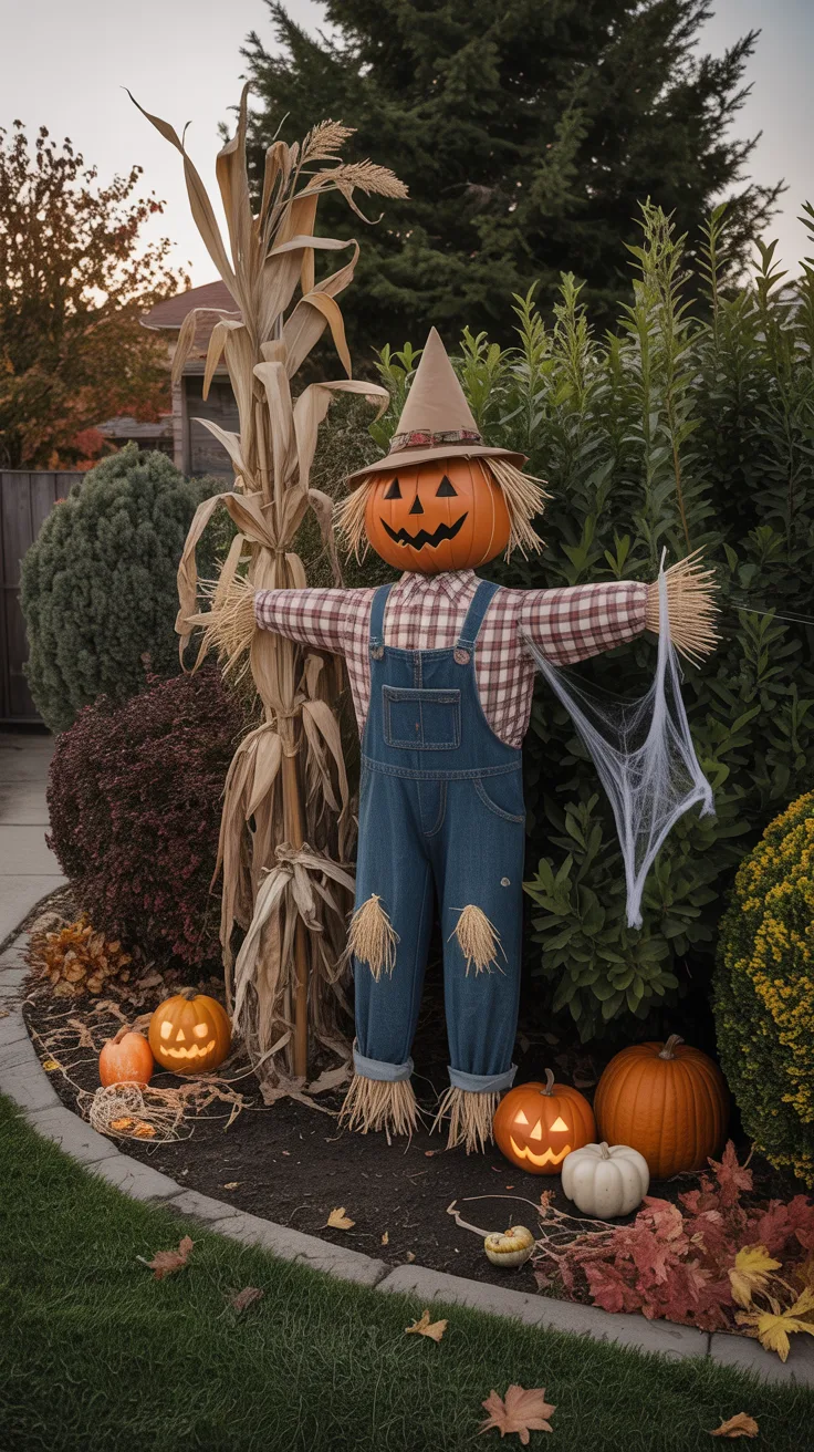 9. Build a Scarecrow Display
