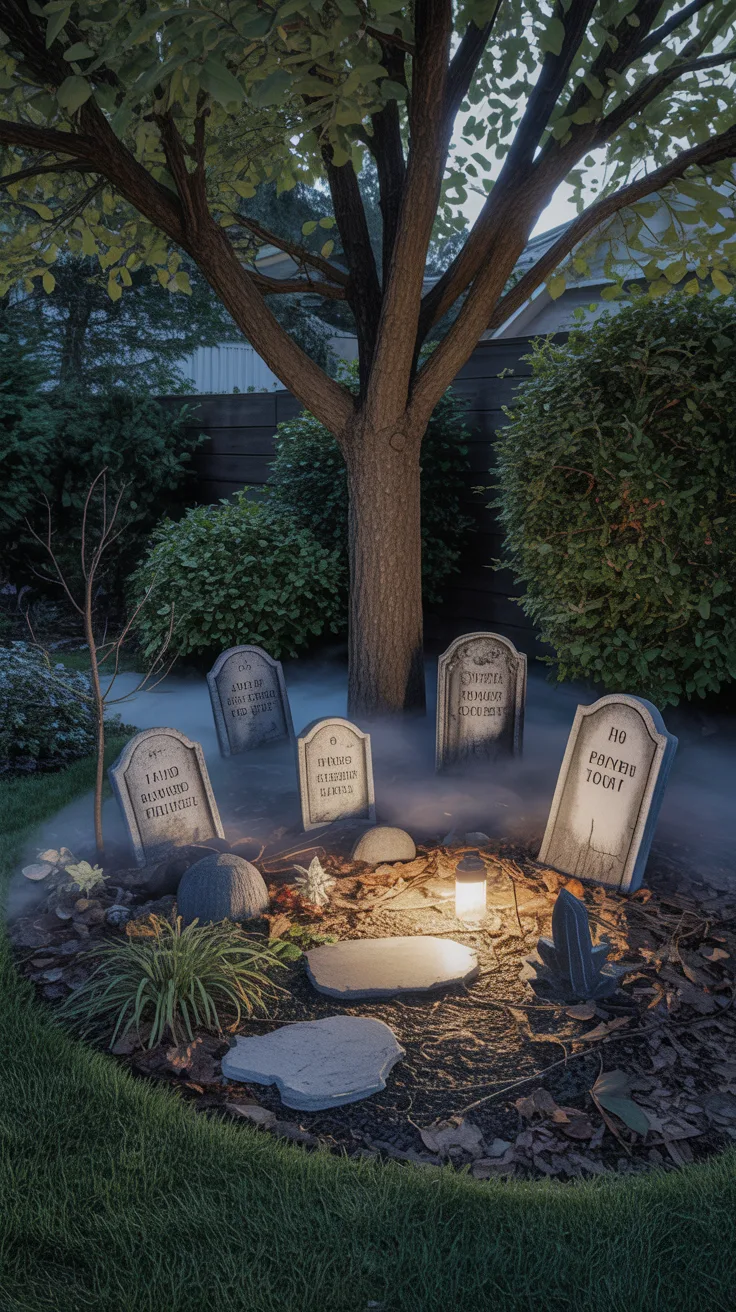 9. Build the Haunted Graveyard Focal Point