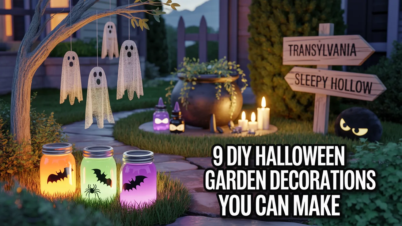9 DIY Halloween Garden Decorations You Can Make hero image