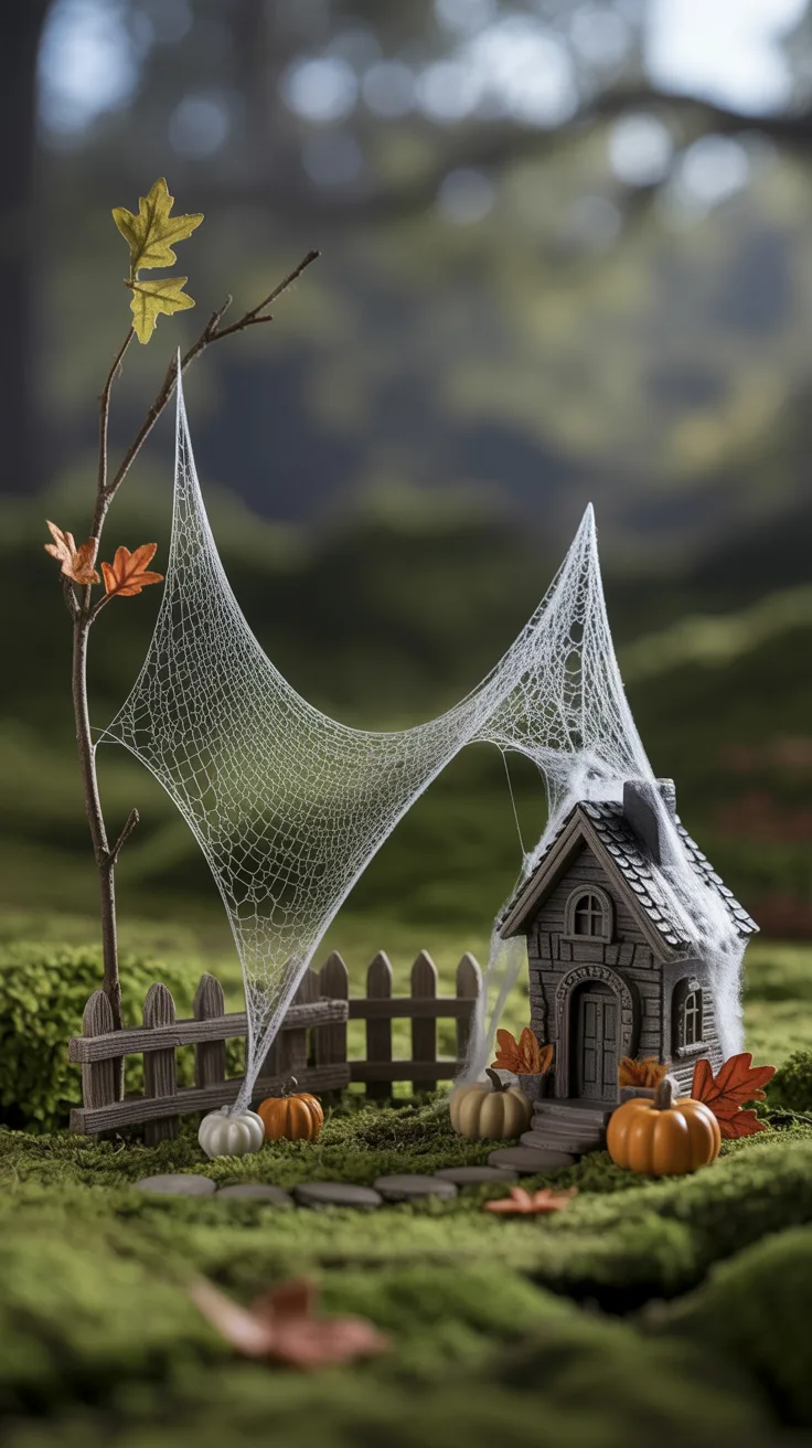 Step 12: Add Subtle Spiderwebs