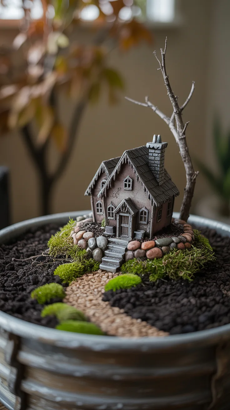 Step 5: Position the Haunted Cottage