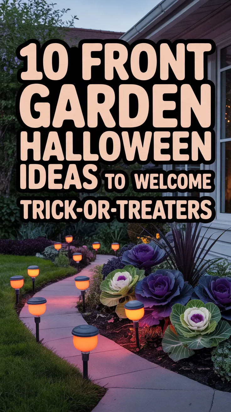 10 Front Garden Halloween Ideas to Welcome Trick-or-Treaters