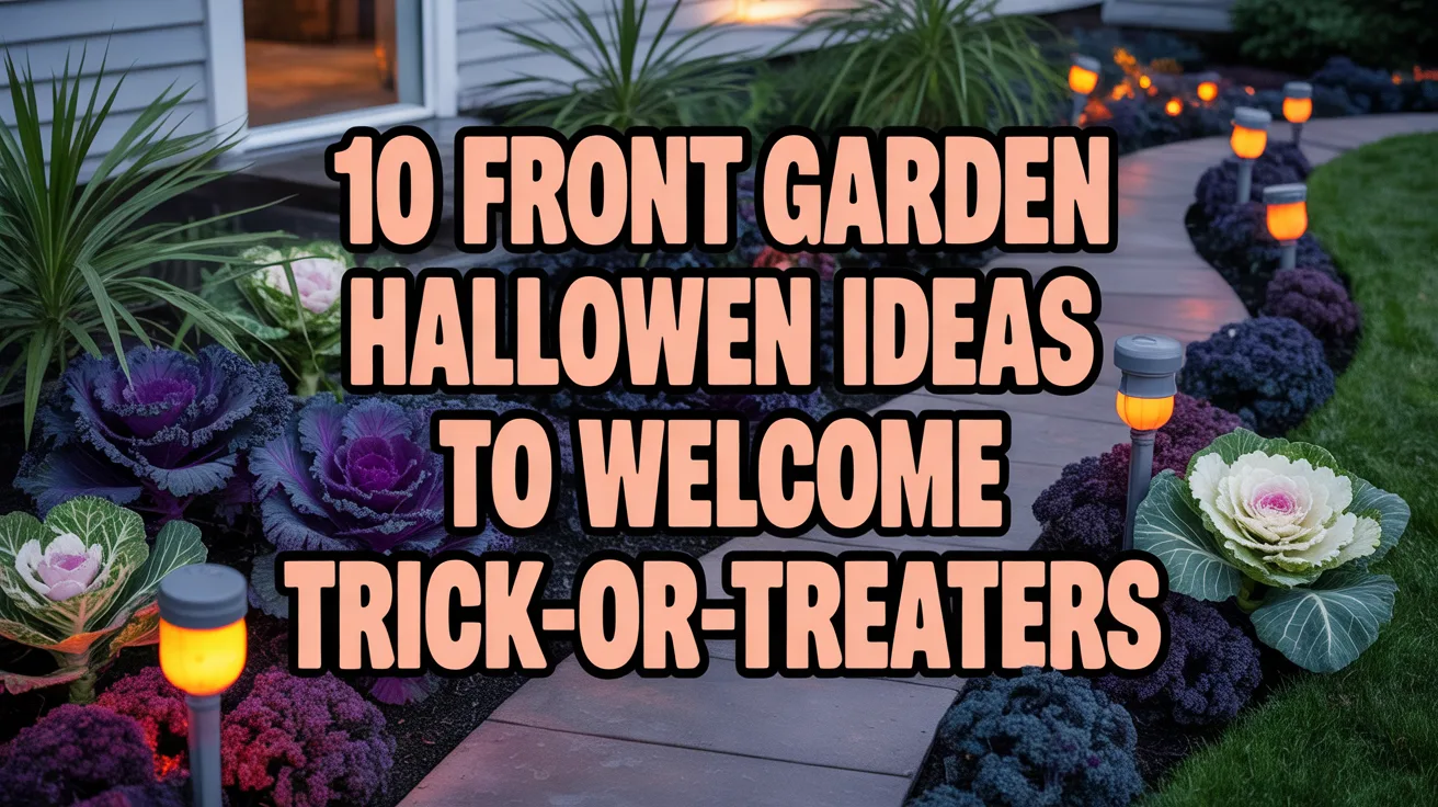 10 Front Garden Halloween Ideas to Welcome Trick-or-Treaters hero image