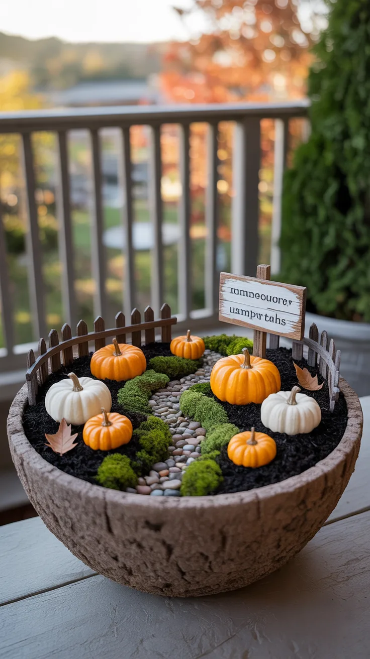 5. 14-Inch Pumpkin Patch Bowl