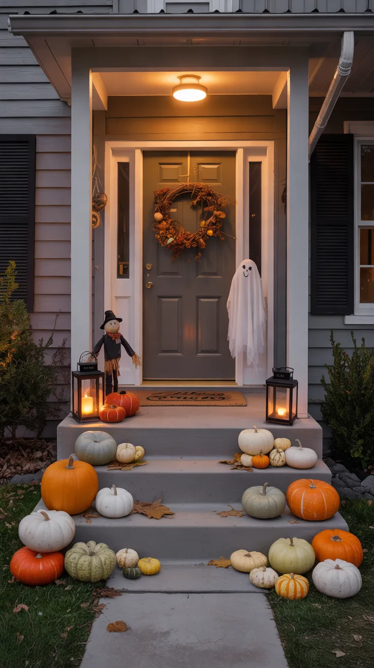 6. Halloween Front Entrance Display